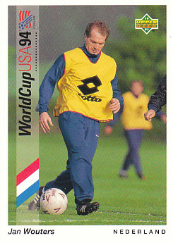 Jan Wouters Netherlands Upper Deck World Cup 1994 Preview Eng/Ger #62
